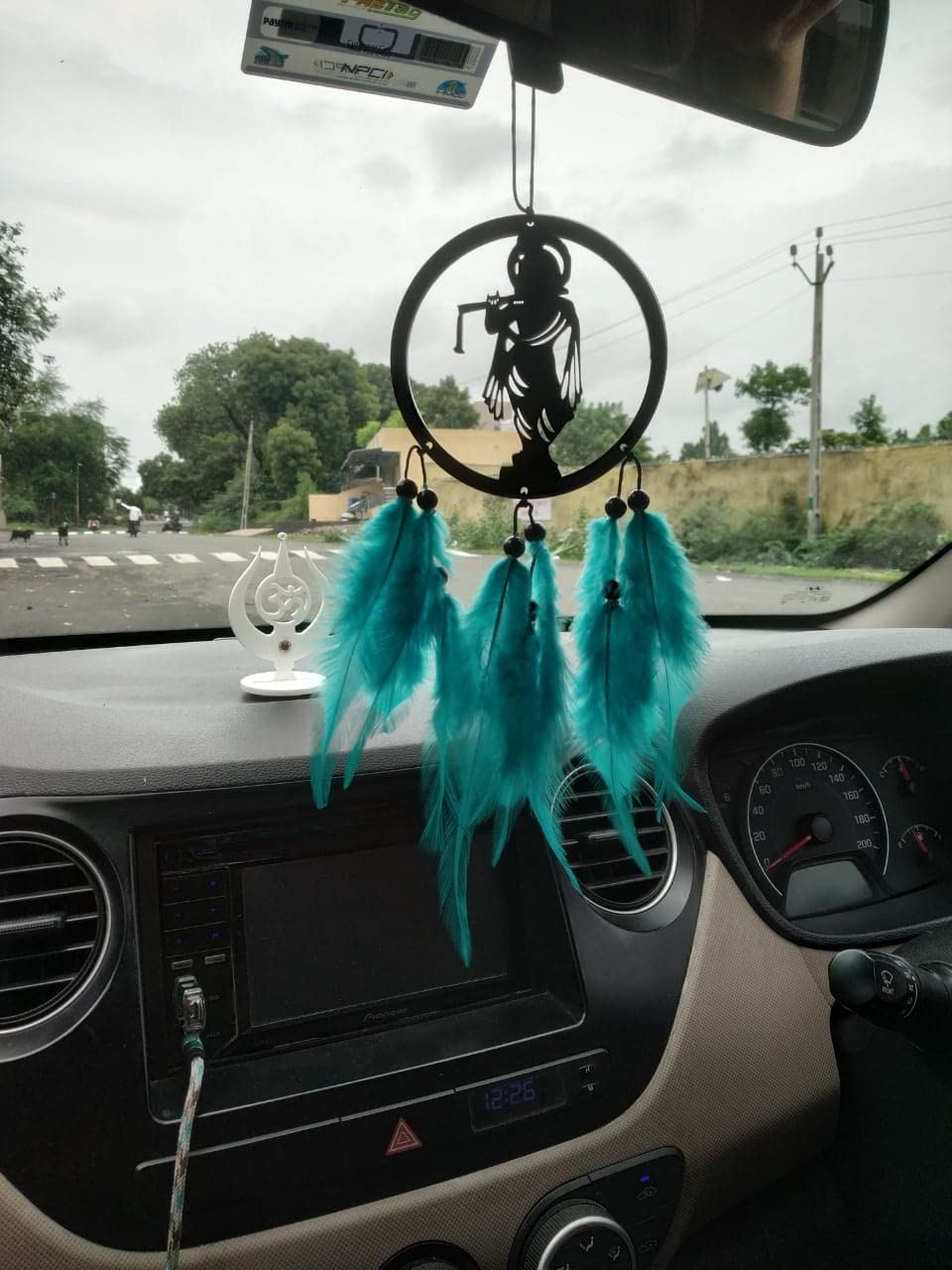 Cute Car Hanging Feather