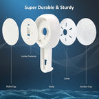 Punch-Free Toothbrush Wall Mount Holder (Pack of - 1)