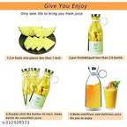Electric Portable Mini Juicer Bottle | Wireless Juicer Blender