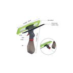 Glass Cleaner 3 in 1 Spray | Cleaning Brush Glass Wiper