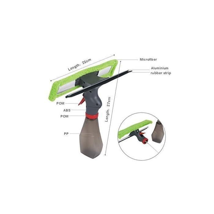 Glass Cleaner 3 in 1 Spray | Cleaning Brush Glass Wiper
