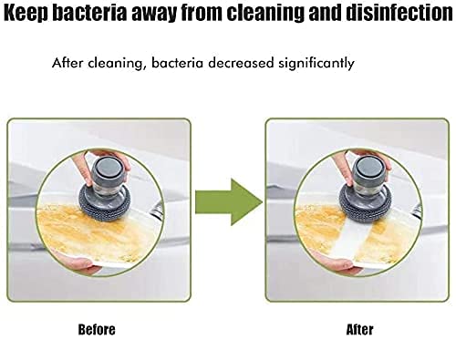 Kitchen Soap Dispensing Palm Brush