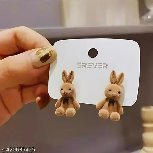 Cute Teddy Bear Fashion Korean Earrings for Women | Cute Jewelry Gifts