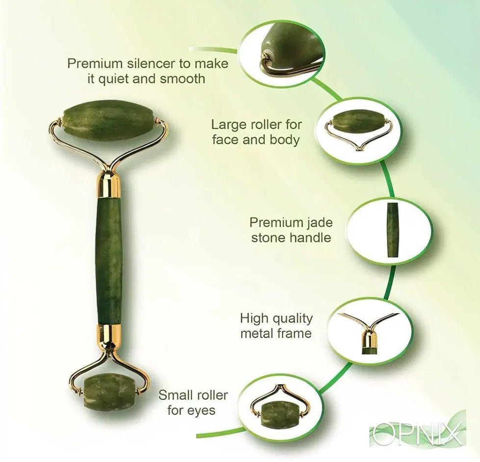 Natural Massager and Roller Jade Stone