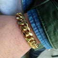 Gold Cuban Bracelet for Men !