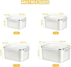 6 Grid Fridge Storage Boxes Containers