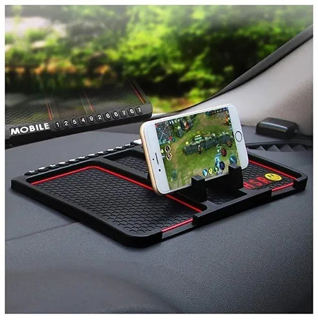 Anti-Slip Silicone Pad ; Car Dashboard Mobile Holder
