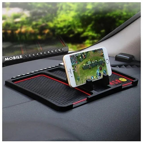 Anti-Slip Silicone Pad ; Car Dashboard Mobile Holder