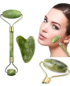 Natural Massager and Roller Jade Stone