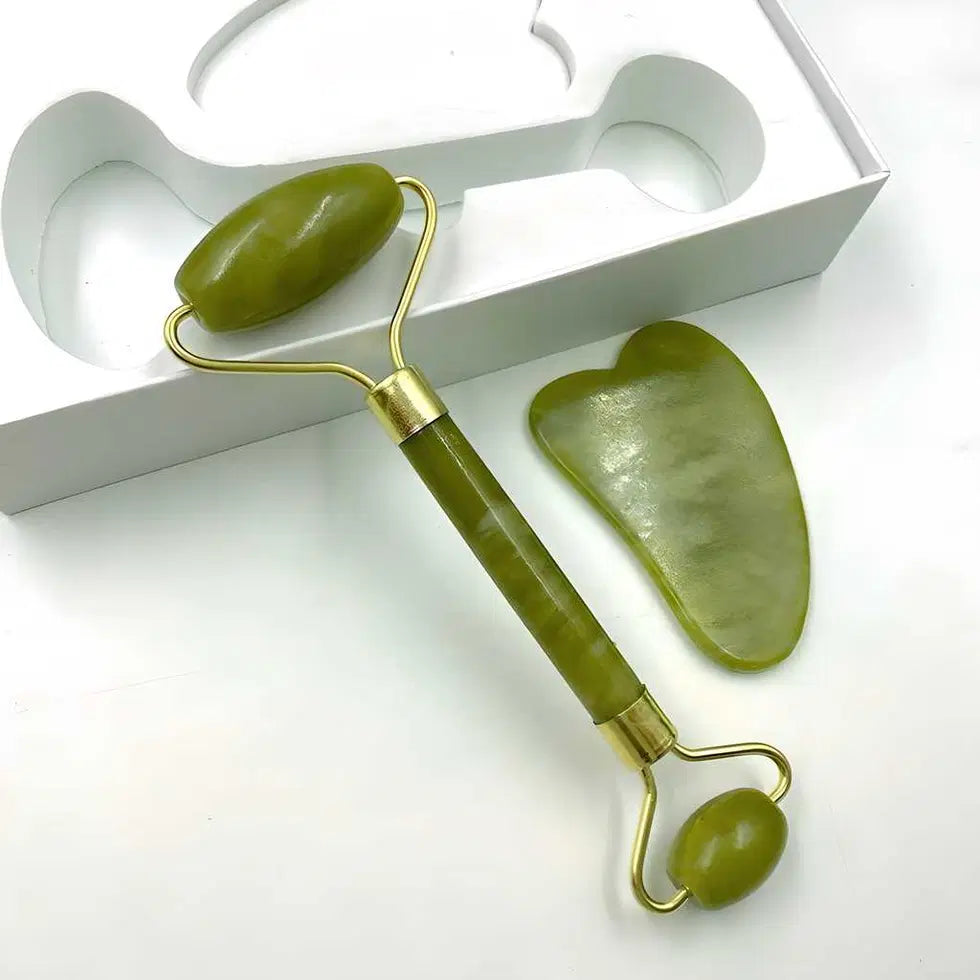 Natural Massager and Roller Jade Stone