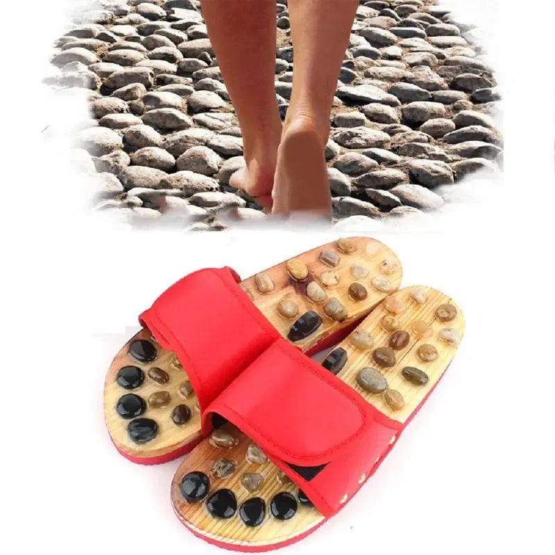 Acupressure and Magnetic Therapy Paduka Slippers for Full Body Blood Circulation For Men and Women
